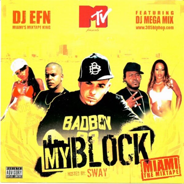 DJ EFN My Block Miami mixtape artwork featuring 305HipHop.com